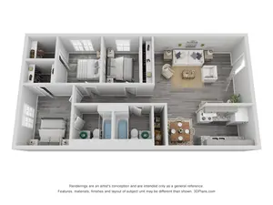 3x2 Renovated 1200 sq ft