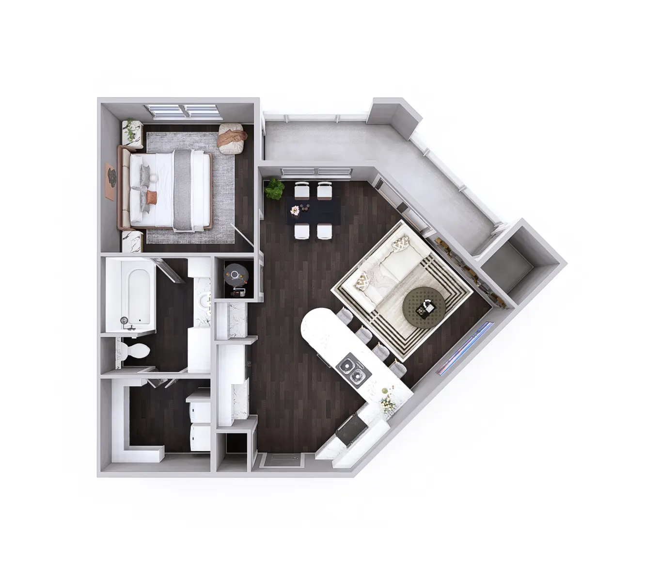 The Hamilton - Diagram, Floor Plan