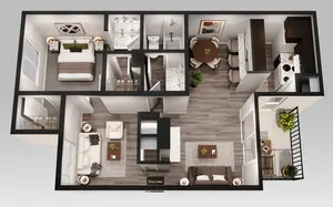 Upgraded- 1 Bedroom 1 Bath