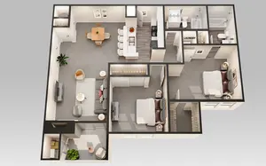 2 Bedroom 2 Bath