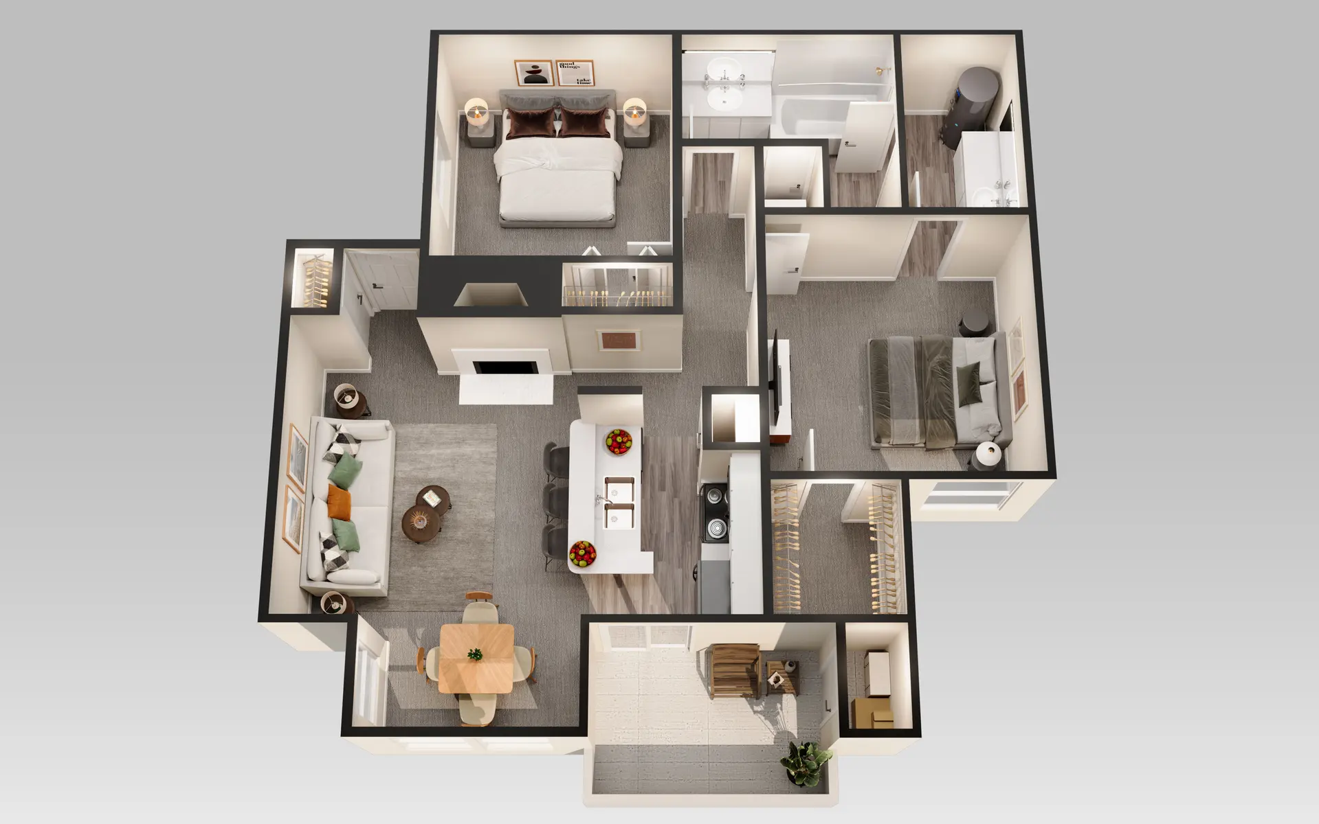 Dolce Vita at Three60 Apartments Dolce Vita at Three60 Apartments - Diagram, Floor Plan, Switch