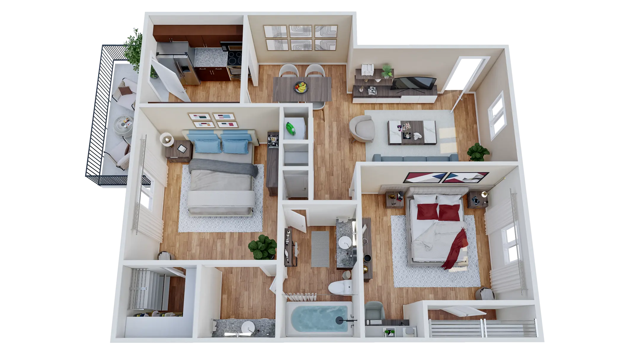 Element Austin Apartments - Diagram, Floor Plan, Indoors