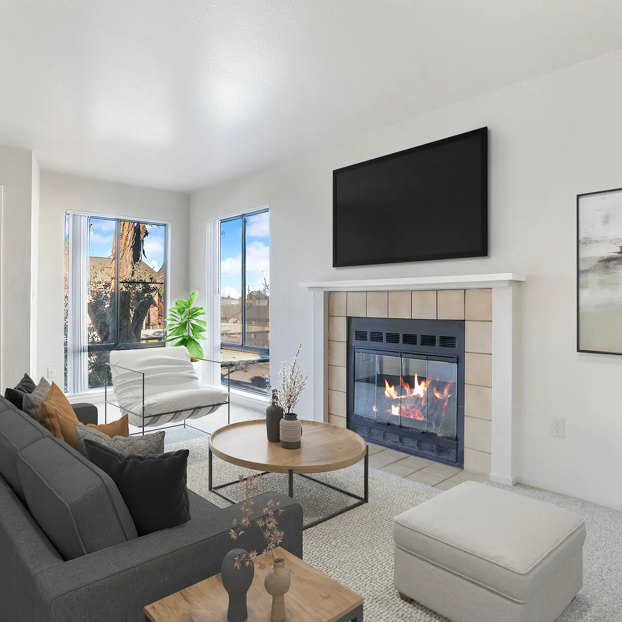 Avalon Place - Fireplace, Furniture, Living Room