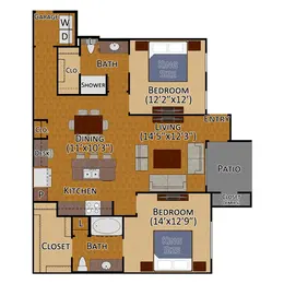 Spencer I (with Attached Garage)