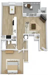 1 Bed 1 Bath Full Reno