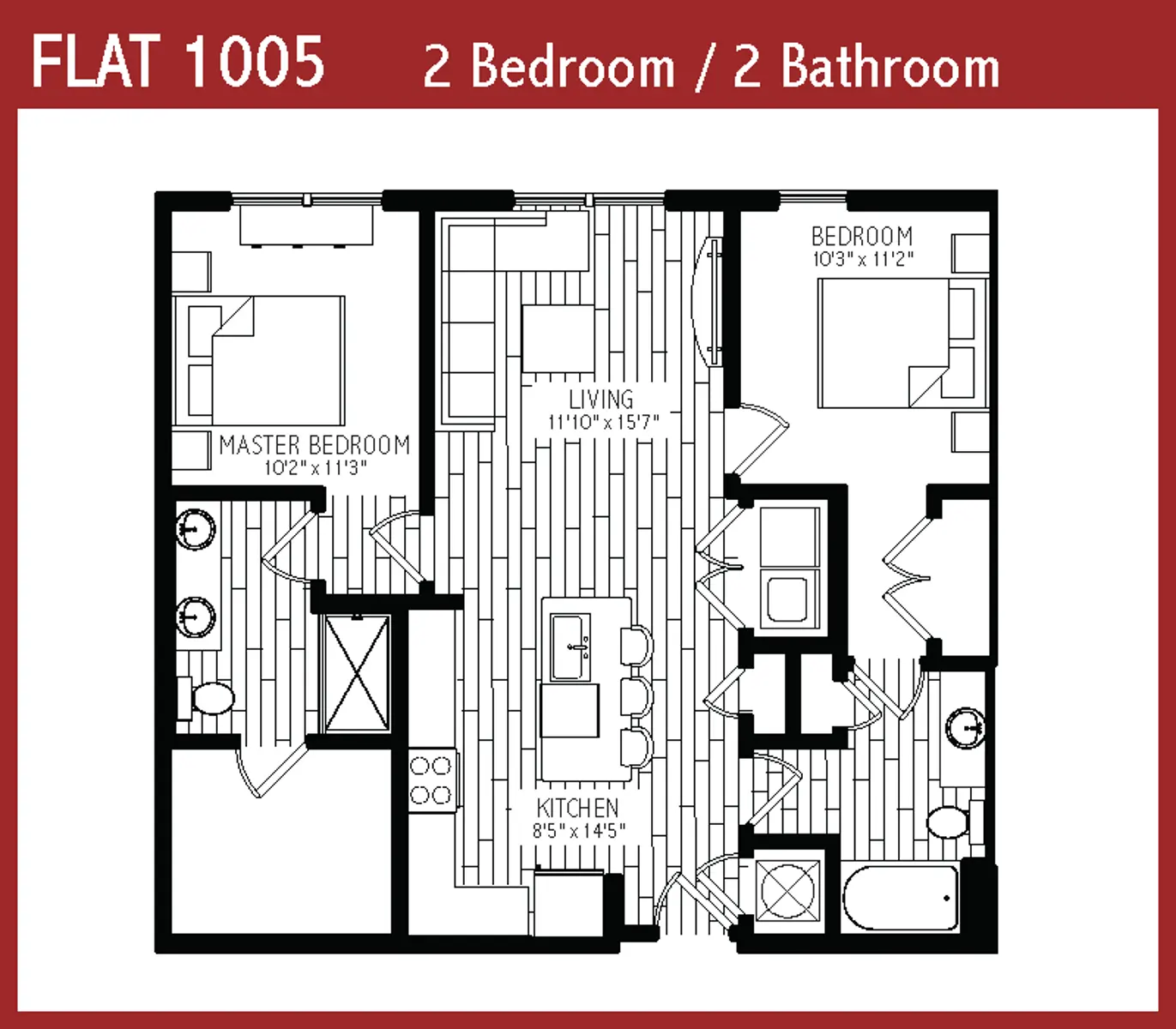 The Flats at Avalon Park Wesley Chapel - Diagram, Floor Plan, Blackboard