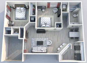 2 Bedroom 1 Bathroom