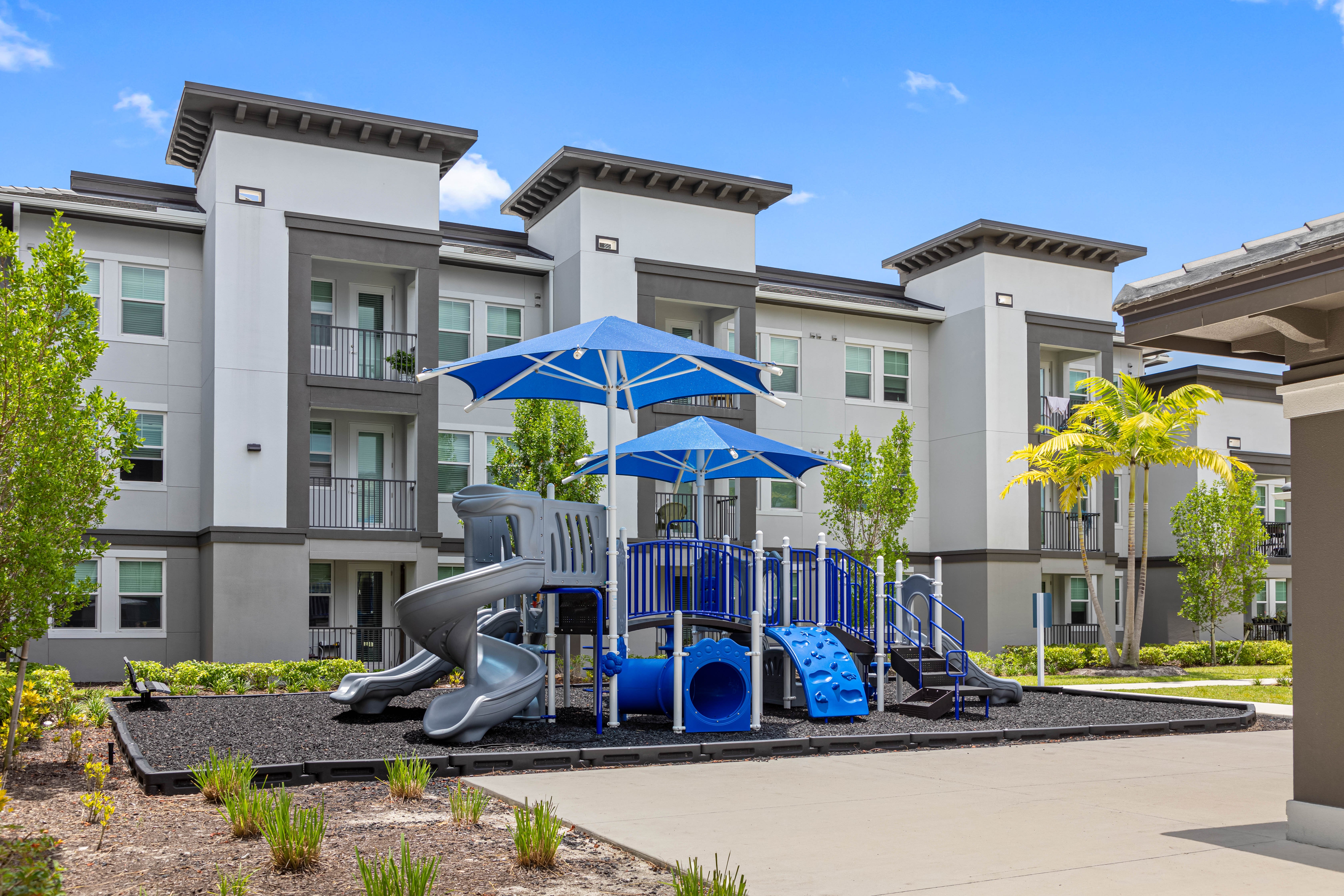 Playground, Apartment, Modern architecture