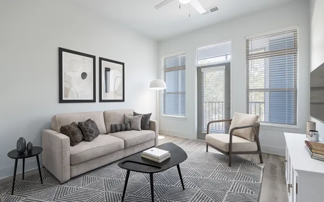 Interior of Azure Carnes Crossroads Apartments in Summerville SC - Home Decor, Corner, Coffee Table