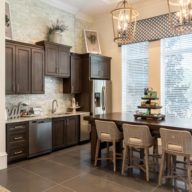 clubhouse kitchen and dining table