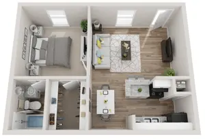 Franklin  |  1 Bed | 1 Bath