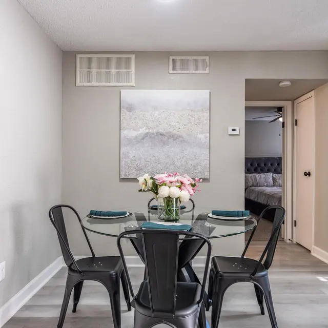 Skylar Pointe Apartments and Townhomes - Dining Room, Dining Table, Furniture