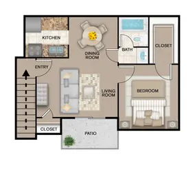 1X1 Apartment