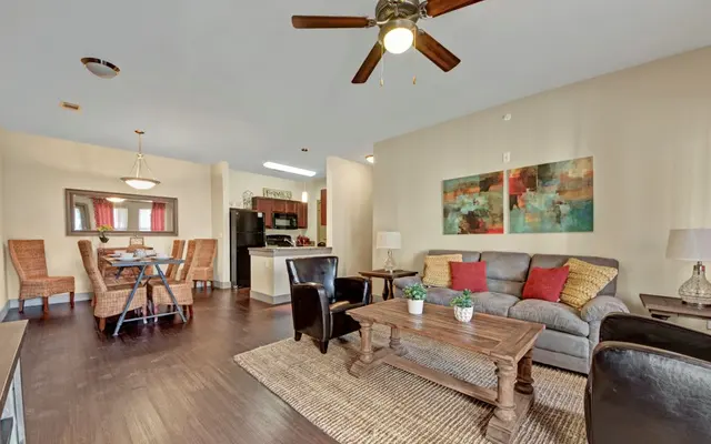 The Azure Apartment Homes - Rug, Wood, Chair