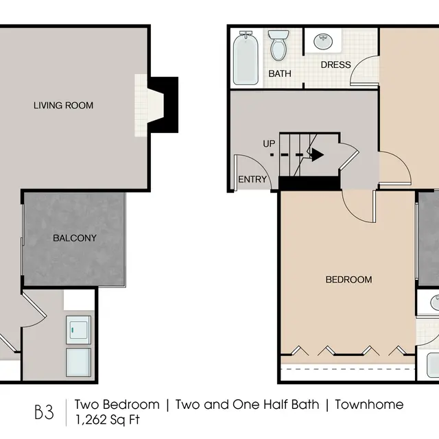Falls and Oak Village - Diagram