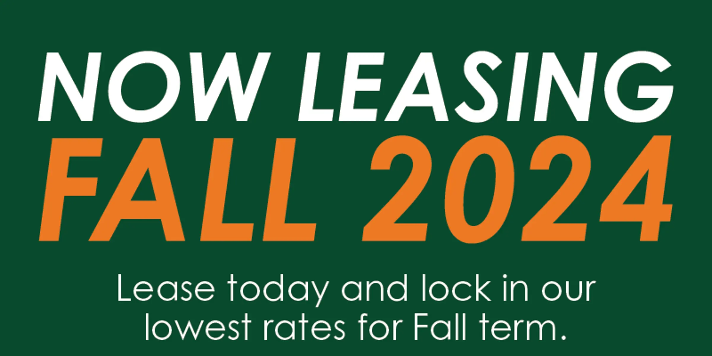 Forest Lake Student Housing - Text