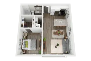 1 Bed 1 Bath