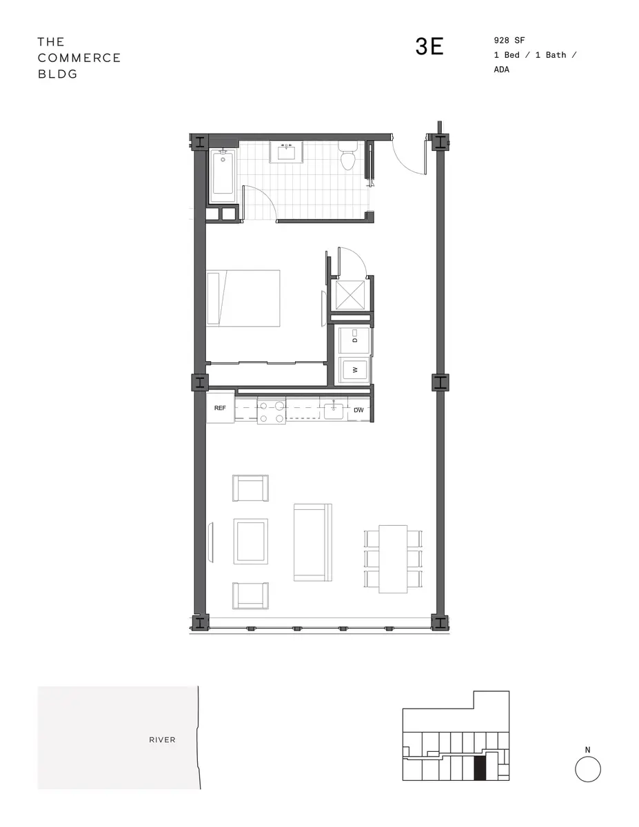 The Commerce Building - Floor Plan, Diagram