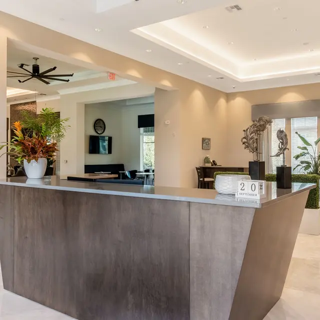 beautiful lobby entrance