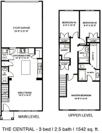 Townhome 3 BR 2.5BA