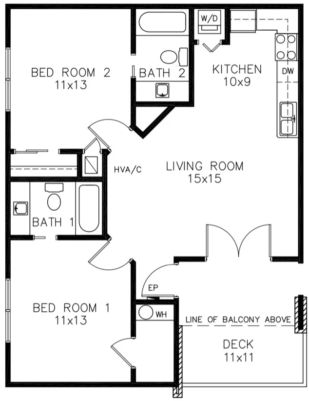 Apartments at M-Streets - Plan, Plot, Diagram