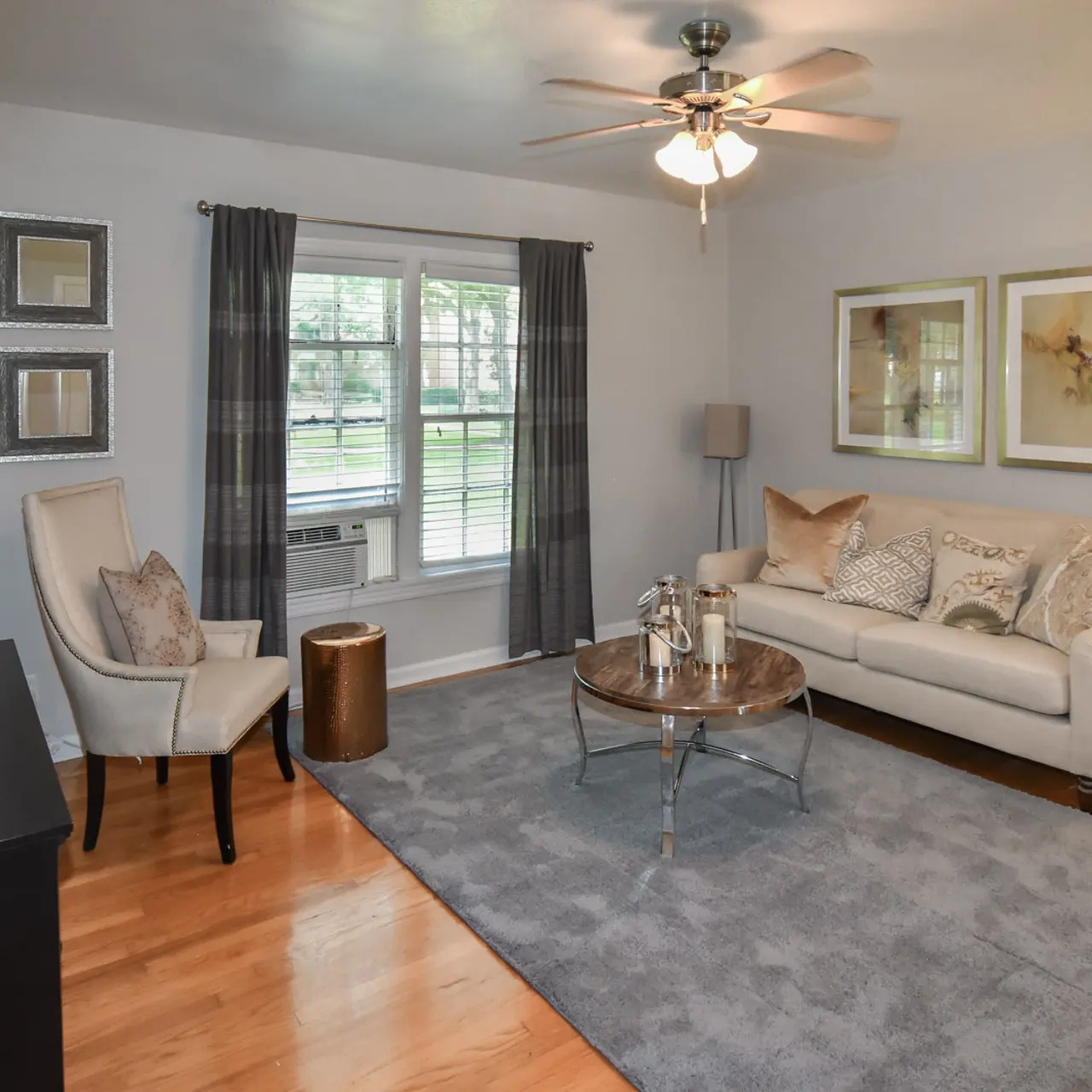 Crestwood Place Apartments - Flooring, Furniture, Ceiling Fan
