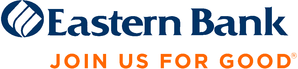 Eastern Bank logo featuring text and a stylized icon.
