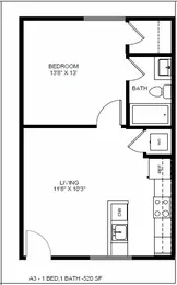 1 Bedroom 1 Bathroom