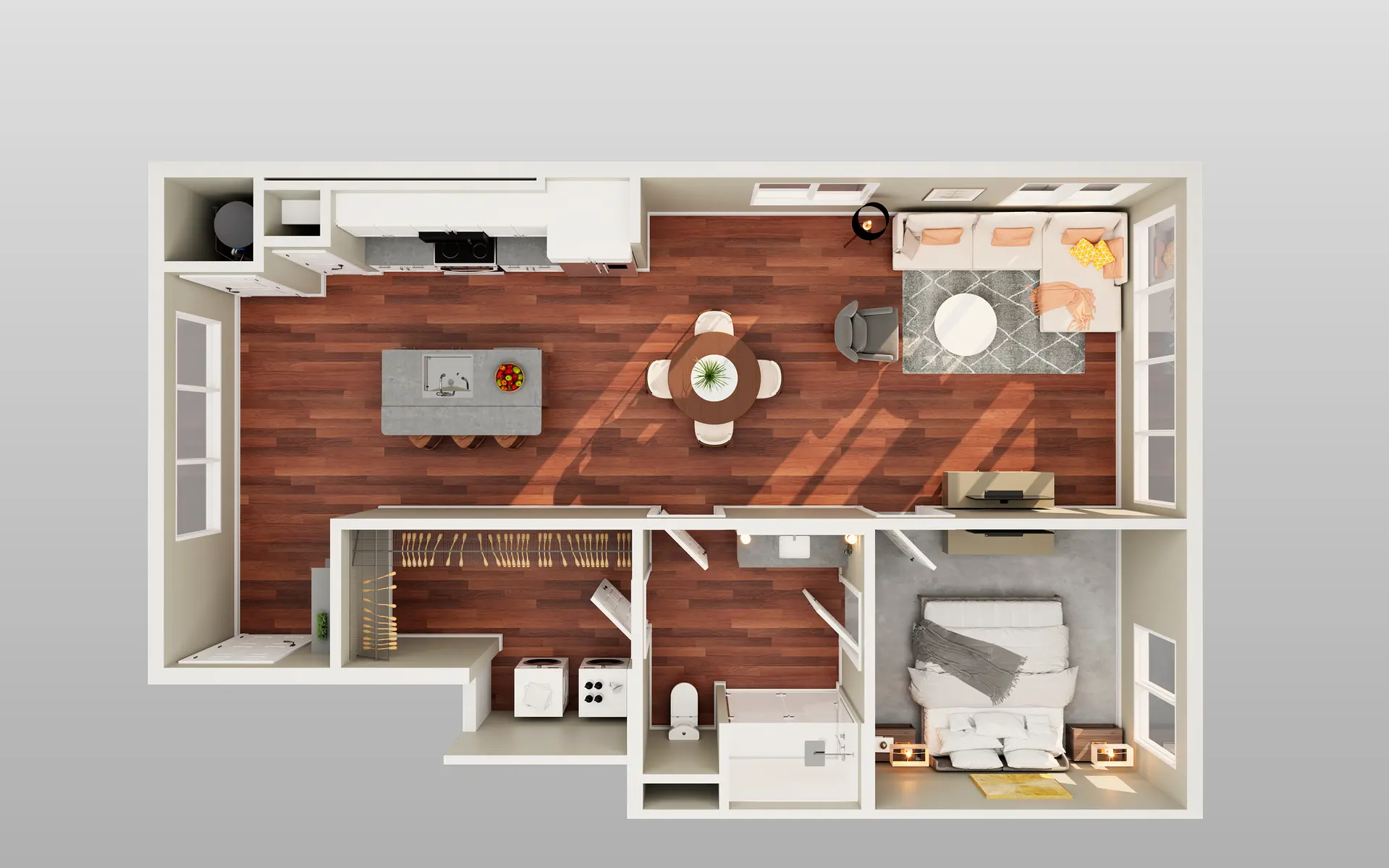 District Midtown - Indoors, Interior Design, Diagram