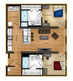 P1 2 Bed