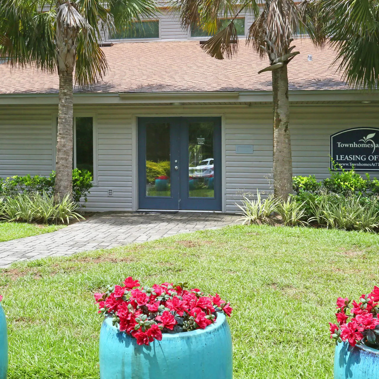 exterior of the leasing office