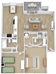 2 Bed 2 Bath Full Reno