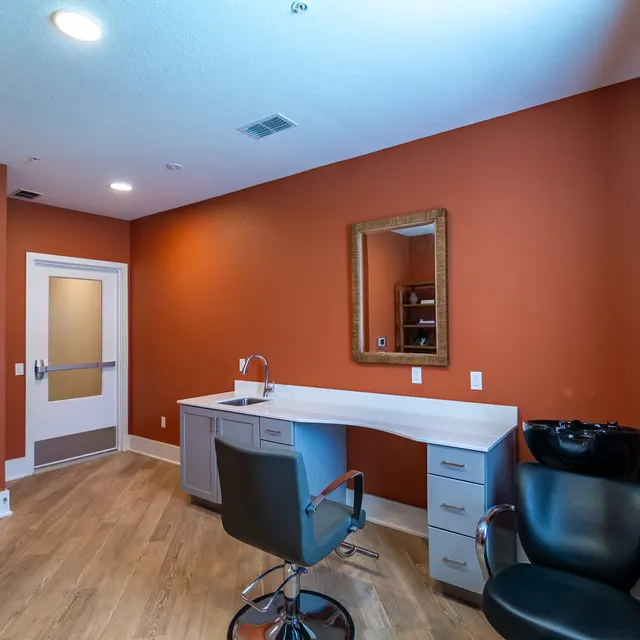 Rochester Park - Indoors, Beauty Salon, Sink