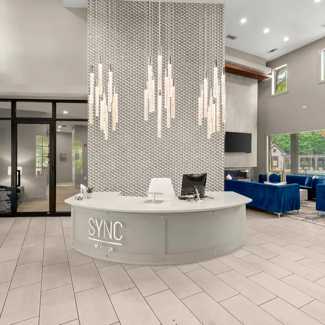 SYNC at Vinings - Arrive at our Leasing Office and begin your SYNC at Vinings journey! SYNC at Vinings - Arrive at our Leasing Office and begin your SYNC at Vinings journey!