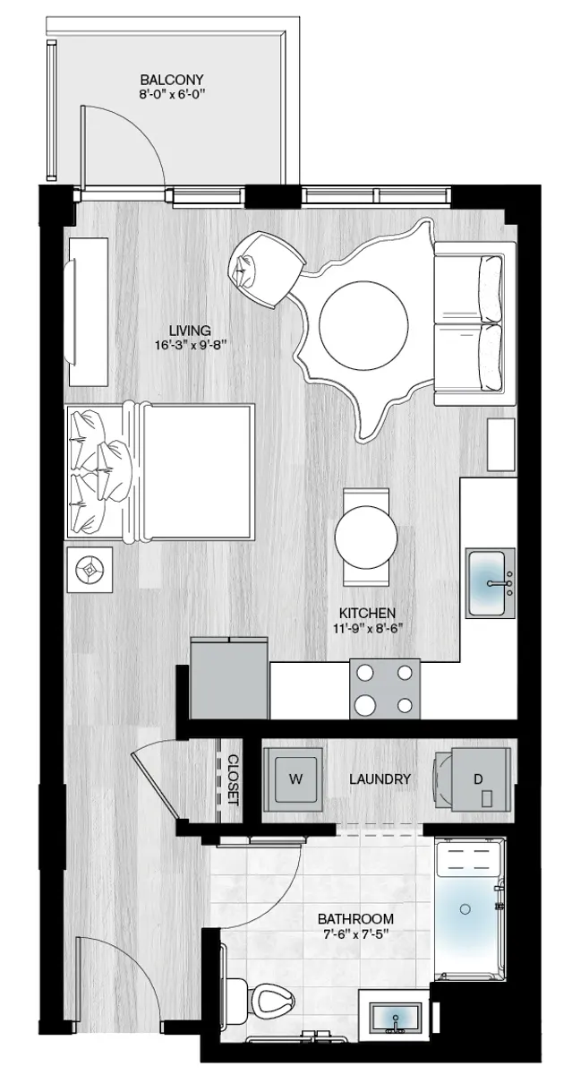 Vantage St Pete - Diagram, Floor Plan, Chart