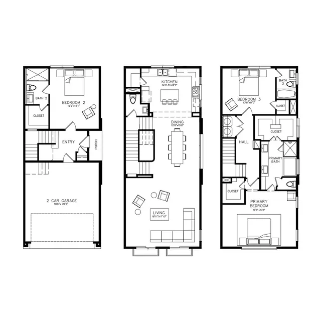 ACODA Post Oak - Diagram, Floor Plan