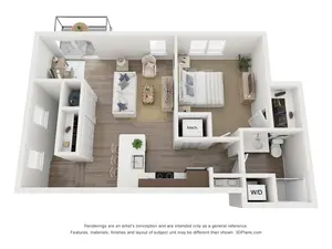 1 Bed 1 Bath