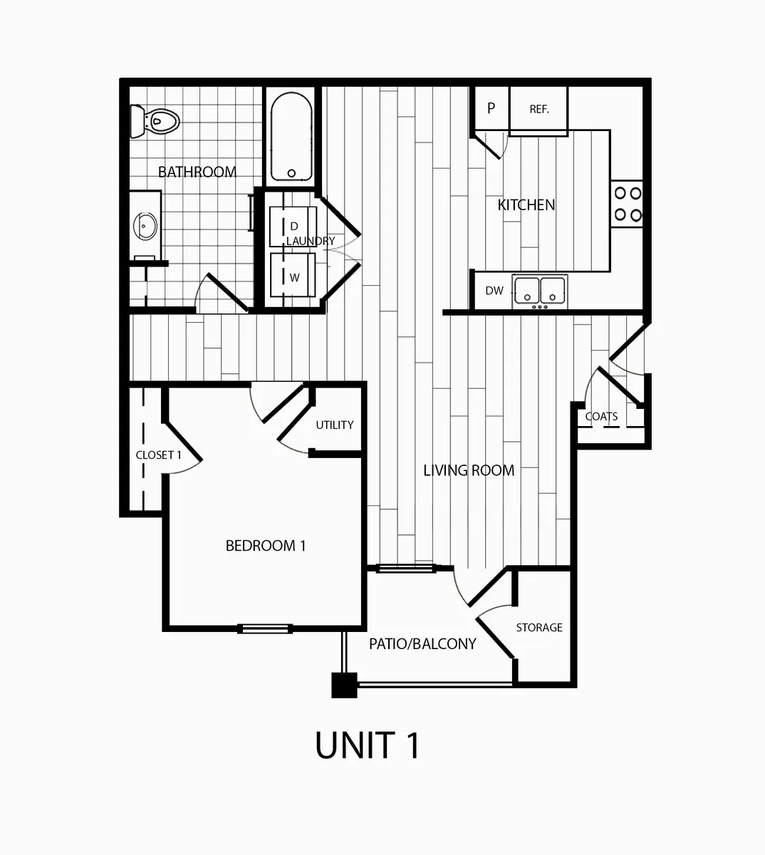 Crestfield Point - Diagram, Floor Plan
