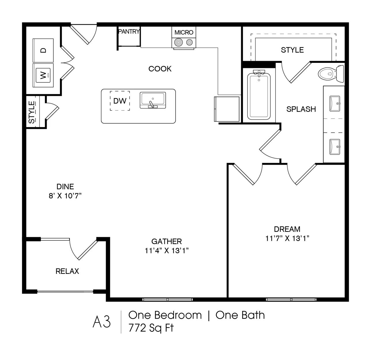 The Sophie - Diagram, Floor Plan