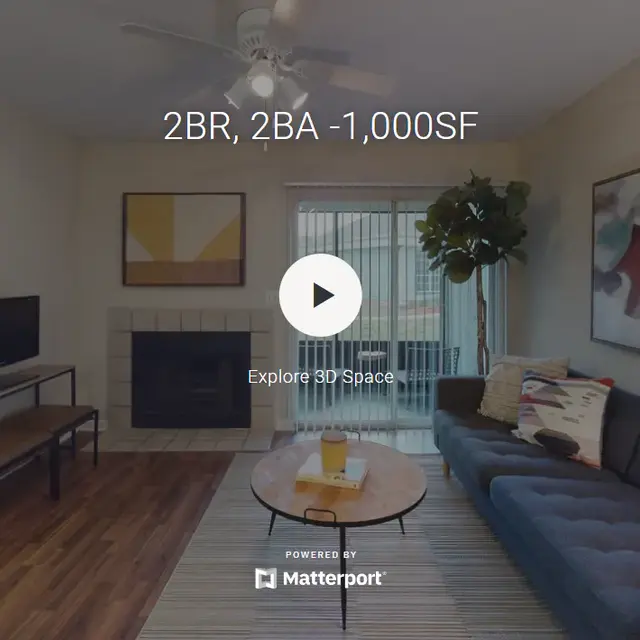 2BR, 2BA -1,000SF 2BR, 2BA -1,000SF