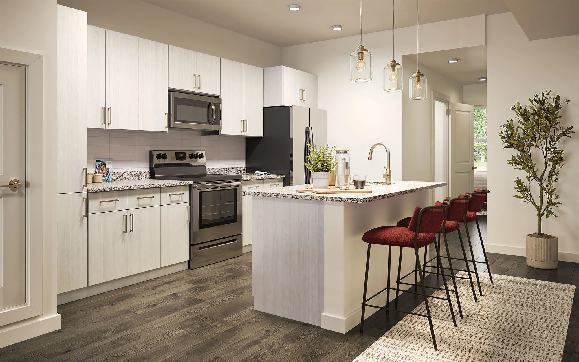 Loyola Junction - Indoors, Interior Design, Kitchen