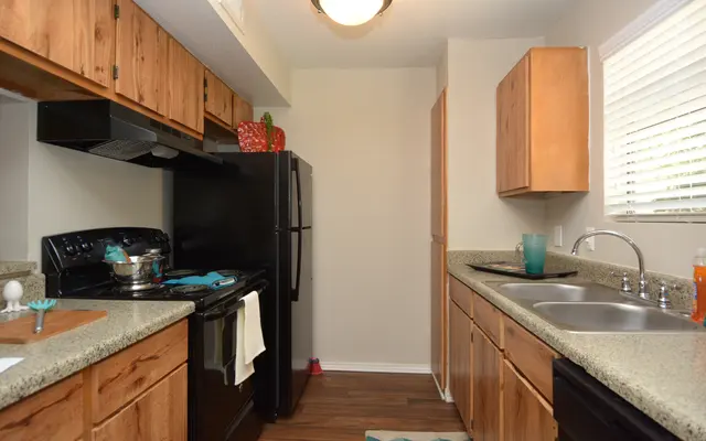 Lost Creek Ranch Apartments Lost Creek Ranch Apartments - Kitchen,Room, Wood