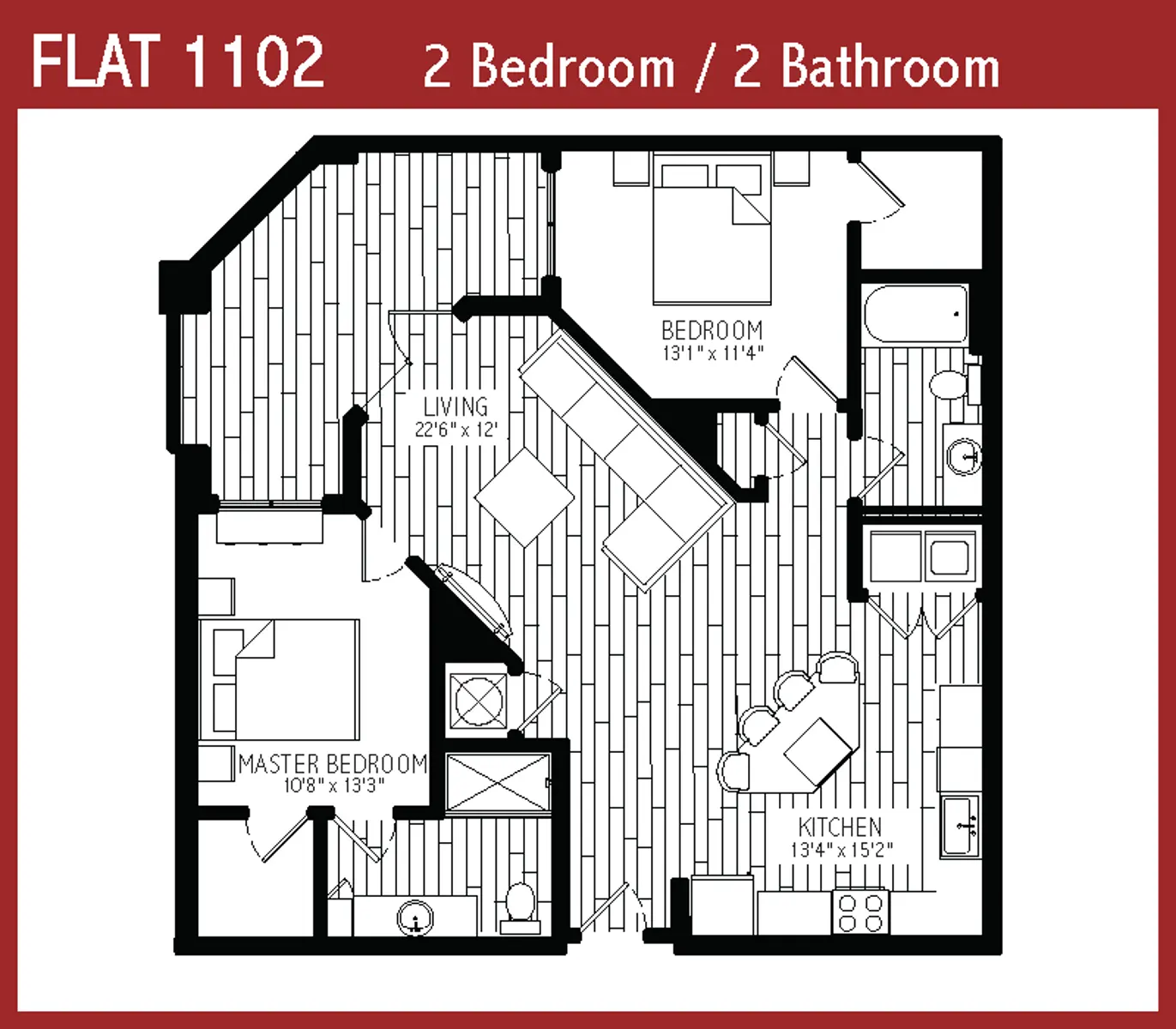 The Flats at Avalon Park Wesley Chapel - Chart, Diagram, Plan