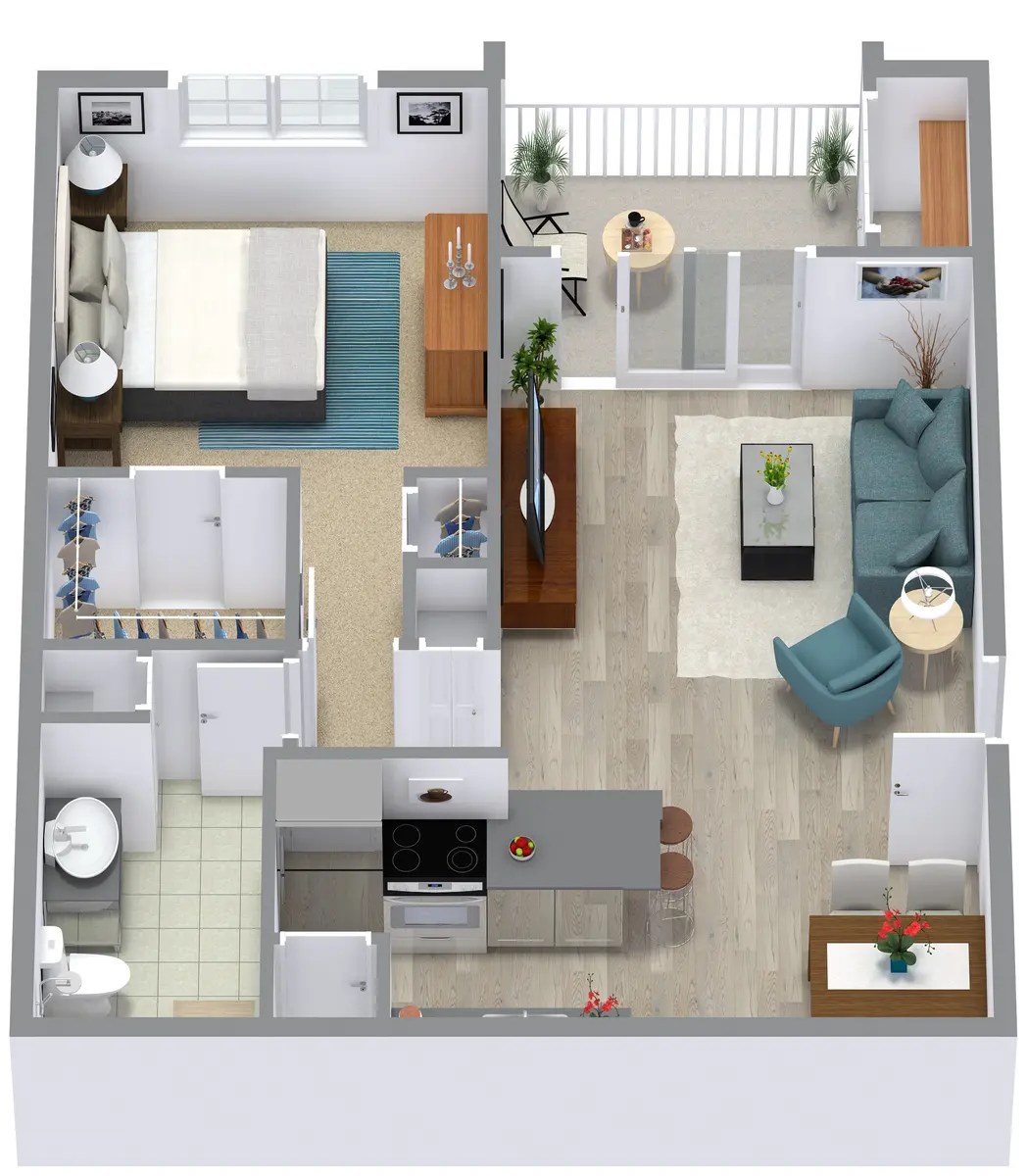 Oak Meadows - Indoors, Living Room, Furniture