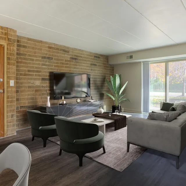 Windsor Woods Apartments - Room, Wood, Chair