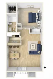 1 Bed 1 Bath
