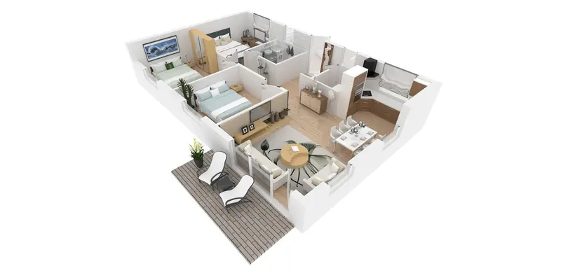 Rove Apartments - Diagram