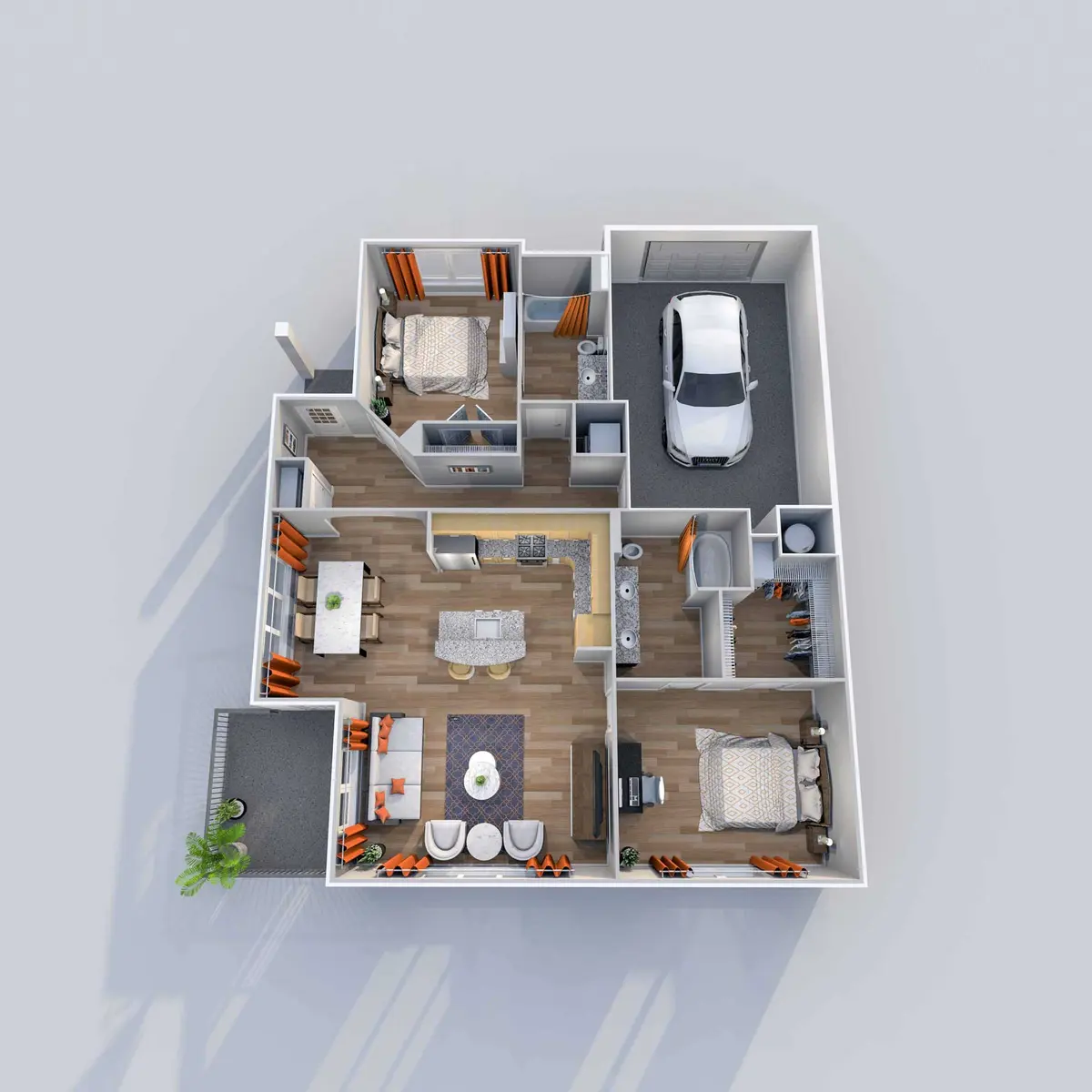 Carmel Apartments - Diagram