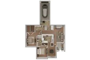 2 Bedroom 2 Bath REEP Reno