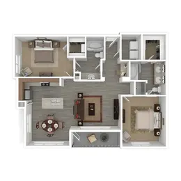 B3 - Classic 2 Bed, 2 Bath